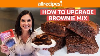 10 Tips to Make Brownie Mix Taste Homemade  Allrecipes [upl. by Ddahc]