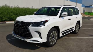 2021 Lexus LX 570 BLACK EDITION 57L V8 – Visual Review  POV Test Drive [upl. by Aleik]