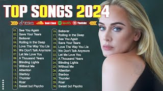 Ed Sheeran Dua Lipa Adele Maroon 5 Rihanna The Weeknd Bruno Mars✨ Música Pop En Inglés 2024 [upl. by Acissehc]