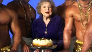 Betty White Raps for Lifeline Program IM STILL HOT wLuciana Dave Aude´ White Party Mix [upl. by Ayiak]