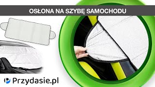 Osłona mata na szybę samochodu przeciwsłoneczna  PrzydaSiePL [upl. by Eirellam]