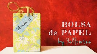 Tutorial DIY  Cómo hacer bolsas de papel fácil [upl. by Bitthia493]