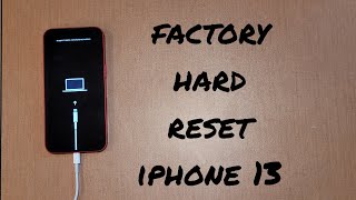 Factory Hard Reset iPhone 13 pro max to factory settings  2022 [upl. by Machute]