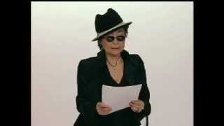 Yoko Ono reading from her GRAPEFRUIT book [upl. by Sheply337]