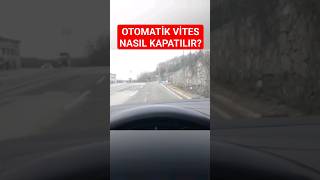 OTOMATİK VİTES NASIL STOP EDİLİRDİREKSİYON SINAVI [upl. by Ylro]