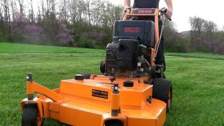 Scag 36 Commercial Zero Turn Walkbehind Lawn Mower [upl. by Anavi]