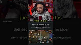 Bethesda anuncia el cierre definitivo de The Elder Scrolls Legends theelderscrolls bethesda [upl. by Redmund]