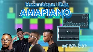 How to make a Mozambique  Dub beat on fl studio mobile 2024 [upl. by Refennej]