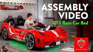 Assembly Video for GTS Twin Race Car Bed [upl. by Seligmann]