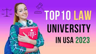 Top 10 Law Universities in America [upl. by Nhguavoj]