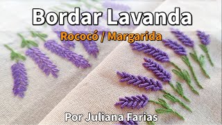 Bordar flores de Lavanda [upl. by Spanjian]