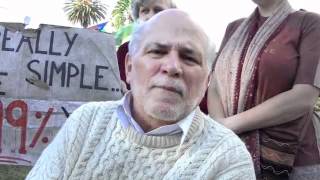 Ron Kovic of Born on the 4th of July Interview at Occupy LA [upl. by Aicenev]