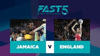 Jamaica v England  Fast5 World Series 2017 [upl. by Lorain167]