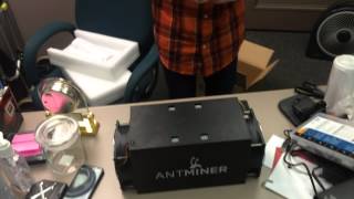 Antminer s3 Unboxing and Setup [upl. by Sundstrom]