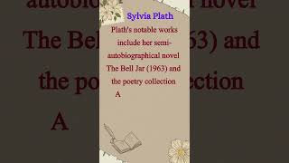 Sylvia Plath  renowned American poet [upl. by Hound]