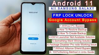 All Samsung Android 11 Frp Bypass 2023  Samsung A10s Frp Lock Unlock  Google Bypass Backup Restore [upl. by Brice110]