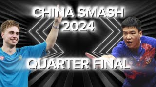 TRULS MÖREGåRD VS XIANG PENG  China smash man single quarter final [upl. by Lrat]