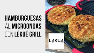 Hamburguesas en el microondas con Lékué Grill [upl. by Huff]