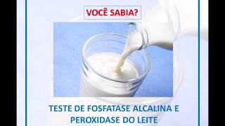 Você Sabia  Fosfatase alcalina e peroxidase no leite [upl. by Hanid]