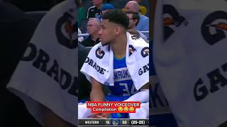 NBA FUNNY VOICEOVER Compilation 😂😂😂 shorts [upl. by Jones261]