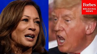 Trump This Is Why Kamala Harris Hasnt Done Interviews Or Press Briefings [upl. by Dilks]