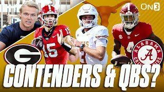 What Do National Championship CONTENDERS Need From Their QBs  Georgia Texas Alabama Ohio State [upl. by Lamiv]