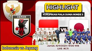 Indonesia vs Jepang  highlight kualifikasi piala dunia 2026  timnas Indonesia terbaru hari ini [upl. by Orlov]