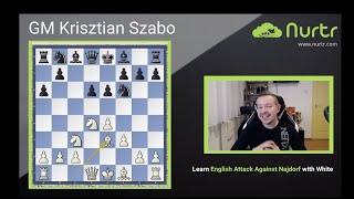 Grandmaster Szabo on nurtr Learn English Attack Against Najdorf with White [upl. by Buseck]