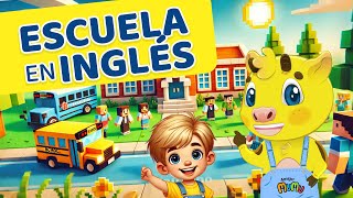 INGLÉS PARA NIÑOS  PARTES DE LA ESCUELA EN INGLÉS  APRENDER INGLÉS [upl. by Naelopan]