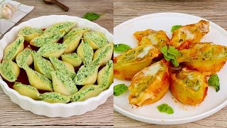 Conchiglioni ripieni di ricotta e spinaci il piatto saporito e perfetto per ogni occasione [upl. by Turley]