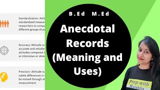 Anecdotal Records  Tools for Assessment [upl. by Waylan]