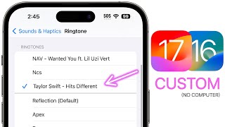 How to Set ANY Song as RINGTONE on iPhone Easiest Way [upl. by Eytak]