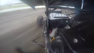 August 17 2019  I90 Speedway in Hartford SD  305 Sprint Car Heat 2  Onboard Shane Fick 7 [upl. by Anairt645]