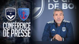 La conférence de presse avant BordeauxConcarneau [upl. by Ileane]