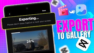 How to SaveExport Video from CapCut to Gallery on Android  Export CapCut Videos to Android Gallery [upl. by Akira]