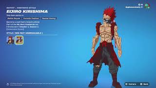 Reviewing Eijiro Kirishima Chapter 4 Season 4 Skin [upl. by Tabbi492]