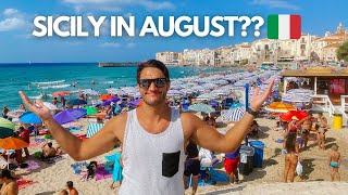 Sicily in August Visiting Cefalu during Ferragosto in Italy [upl. by Powder]