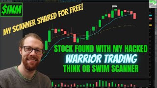 How to Create Warrior Trading Momentum MOMO Scanner for FREE on Think or Swim TOS INM [upl. by Irrab378]