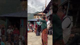 Foreigners enjoying nepali dance [upl. by Llerraj732]