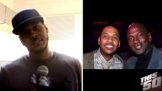 Carmelo Anthony Reveals His Top 3 Favorite NBA Players [upl. by Todhunter]