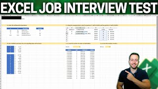 Can you solve this Excel Job Interview Test  Vlookup CountIf CountA etc [upl. by Cutty876]