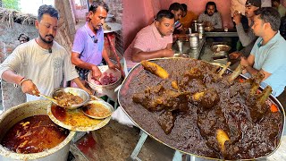 लोग Bus 🚌 रोक देते हैं लल्ला जी का Mutton खाने के लिए  सिर्फ़ ₹180में भर पेट मटन चावल Street Food [upl. by Yehus]