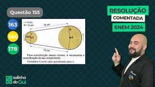 Questão da Correia  ENEM 2024  Caderno Cinza  Q155 [upl. by Navillus598]