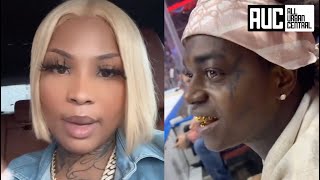 Kodak Black Girlfriend Responds After Caught Wildn At Hockey Game [upl. by Sina353]