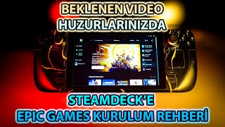 Steam Decke Epic Store Kurulum Rehberi Lutris ile Herşey Mümkün [upl. by Filomena]