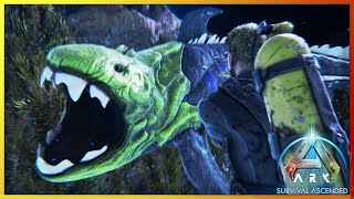 Epic Chase Dunkleosteus Taming Adventure in the Vast Ocean ARK Survival Ascended  Ep 50 [upl. by Ailliw]