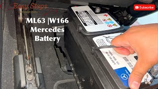 Easy Steps To Upgrade Your Mercedes ML63 Battery  DIY Mercedes AMG W166 MLClass Battery Swap [upl. by Tedra]