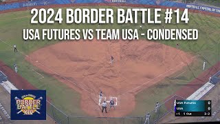 2024 USA Future Stars vs Team USA  Border Battle 14  CONDENSED Game [upl. by Einnoj]