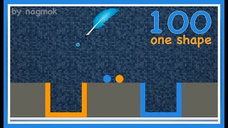 NEW Brain It On Level 100 one shape TWO WAYS fast by nagmok [upl. by Annavas898]