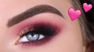 Valentines Day Eye Makeup Tutorial  Natasha Denona Love Eyeshadow Palette [upl. by Airamasor]